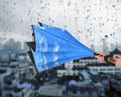Obrázek z Obrácený deštník - nebe