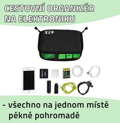 Cestovní organizér na elektroniku