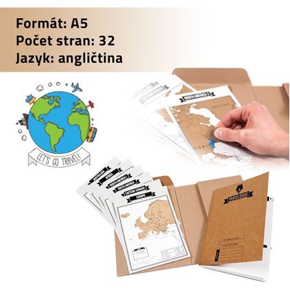 Obrázek z Cestovní deník se stíracími mapami