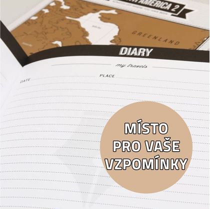 Obrázek z Cestovní deník se stíracími mapami