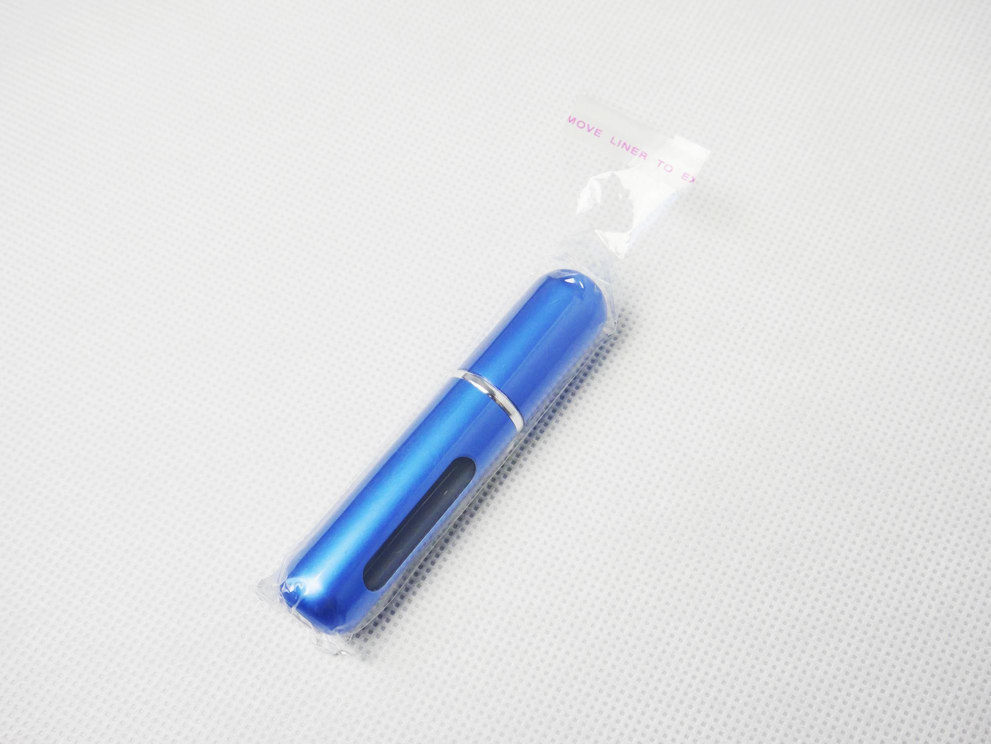 Plnitelný rozprašovač na parfém - modrý
