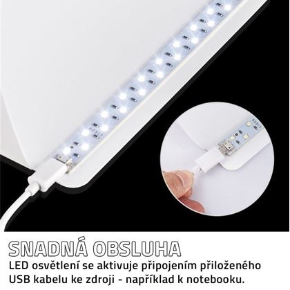 Obrázek z Mini fotobox s LED osvětlením