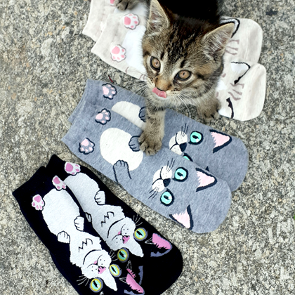 	Ponožky s kočkou