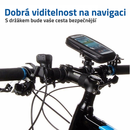 Držák na navigaci na kolo