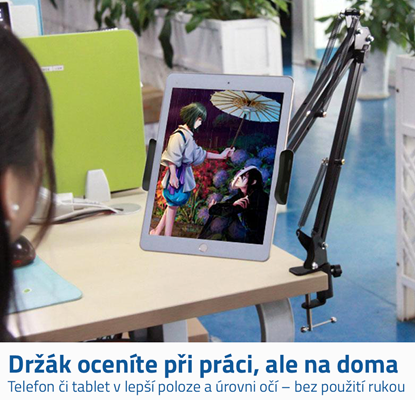 Stolní držák telefonu a tabletu