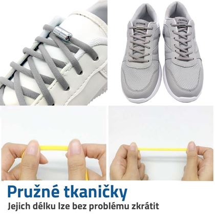 Elastické samozavazovací tkaničky	