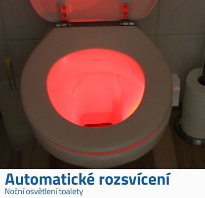 Automatické svetlo do wc