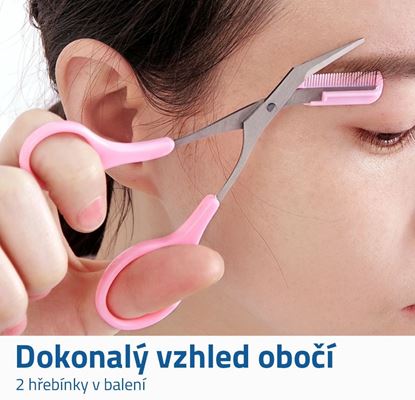 Nůžky zastřihávací obočí 