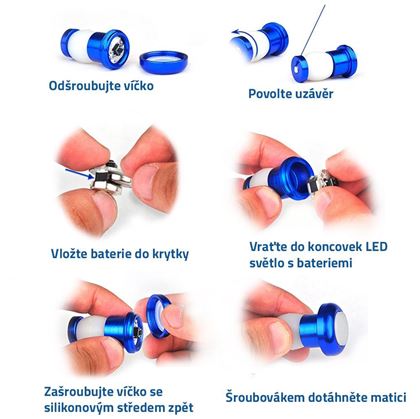 LED osvětlení do řídítek