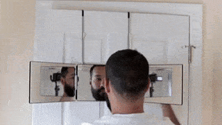 Skládací zrcadlo