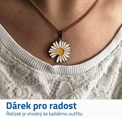 Přívěsek na krk sedmikráska 