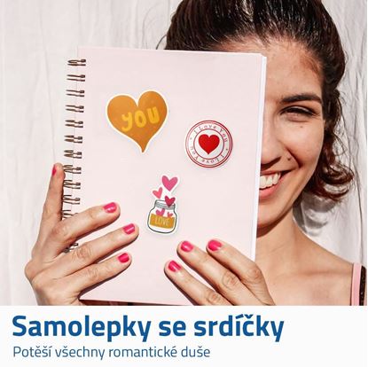 Samolepky srdce 