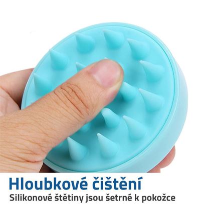 silikonový kartáč na vlasy