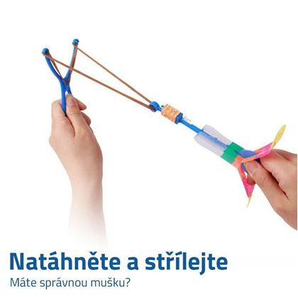 Vystřelovací svítící vrtulky