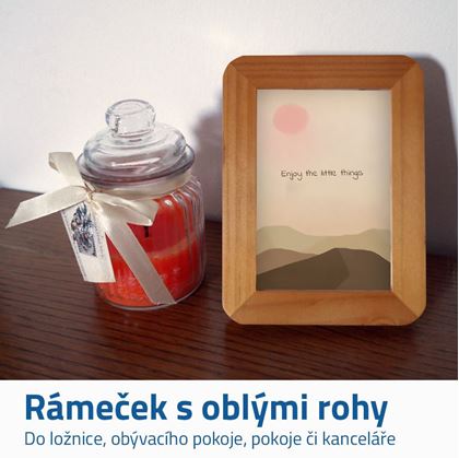 Dřevěný rámeček na fotky