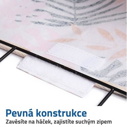 látkový závěsný organizér	
