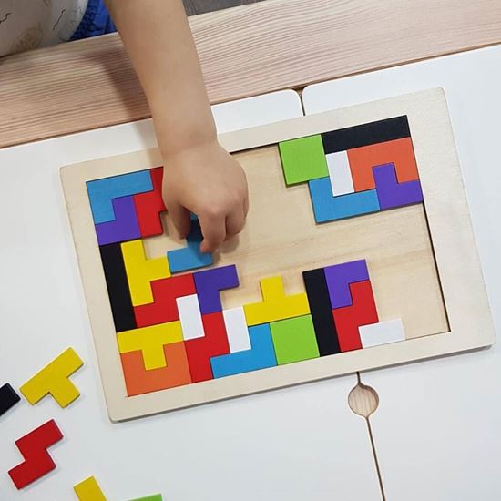 dřevěné puzzle pro děti