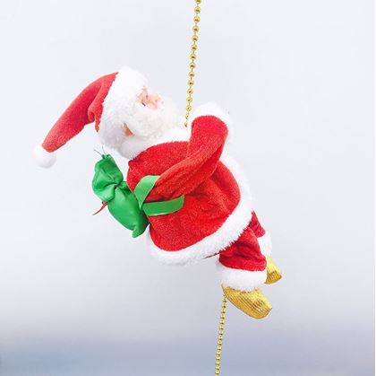 Obrázek z Vánoční dekorace šplhající Santa Claus