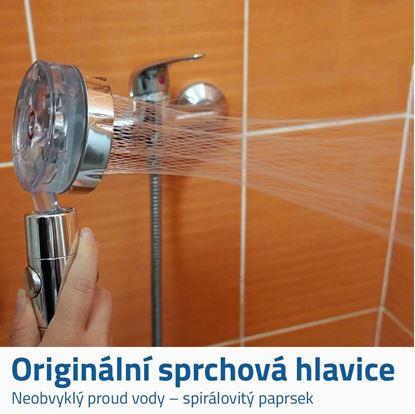 Obrázek Úsporná rotující sprchová hlavice