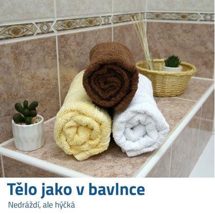 Obrázek z Ručník 100% bavlna 50 x 100 cm - krémový