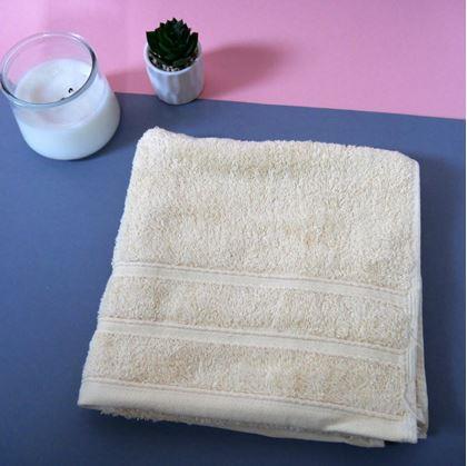Obrázek z Ručník 100% bavlna 50 x 100 cm - krémový