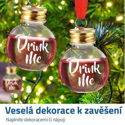Obrázek Ozdoby na stromeček 6 ks - drink me