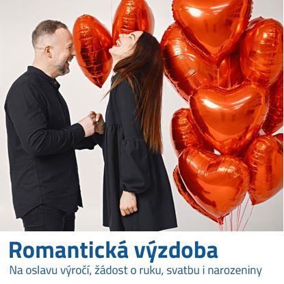 Obrázek Fóliové balónky srdce 10 ks