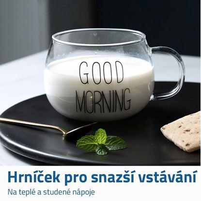 Obrázek Skleněný hrnek Good morning