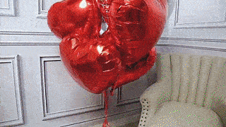 Mega balónek - srdce