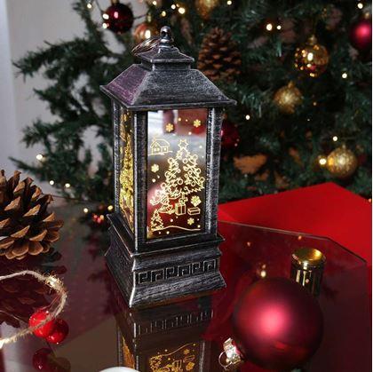 Obrázek z Vánoční LED lucerna - stromek