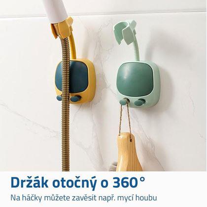 Obrázek z Samolepící držák na sprchu - zelený