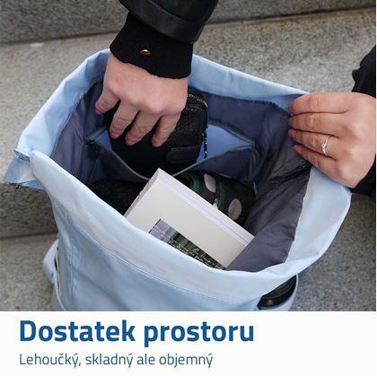 Obrázek z Voděodolný skládací batoh - modrý