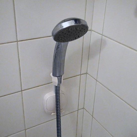 Obrázek z Samolepící držák na sprchu - bílý