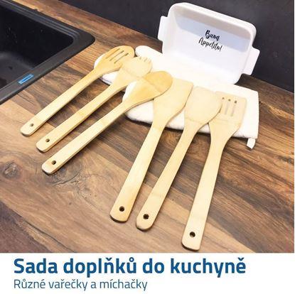 Sada bambusového kuchyňského náčiní 