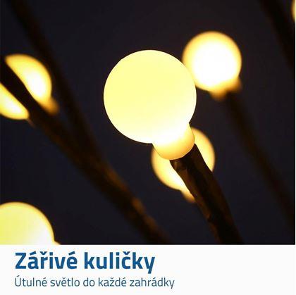 Obrázek z Solární zápich strom - kuličky