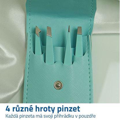 Sada pinzet 4 ks - černá