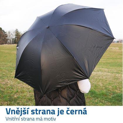 Skládací deštník - vesmír