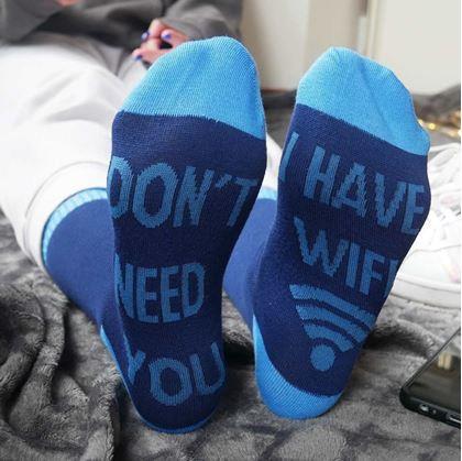 Obrázek z Ponožky - nepotřebuji tě, mám Wi-Fi