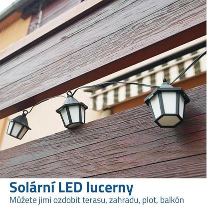 Solární LED řetěz - lucerny