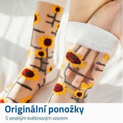 ponožky s květy