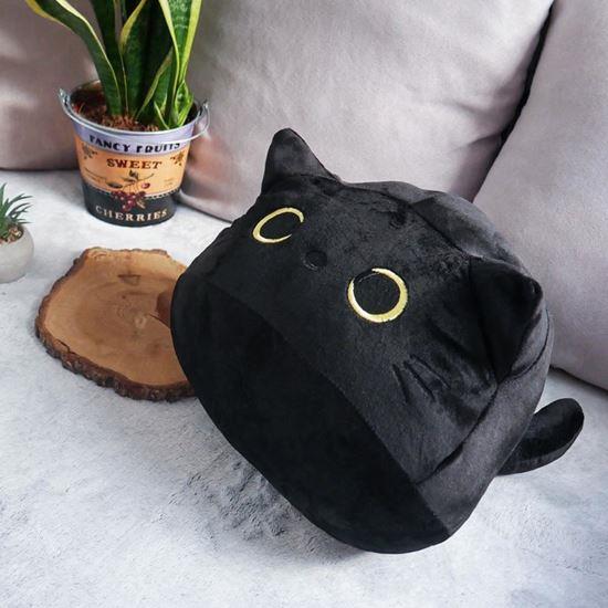 Polštář černá kočka