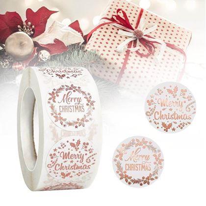 Samolepky Merry Christmas 500 ks