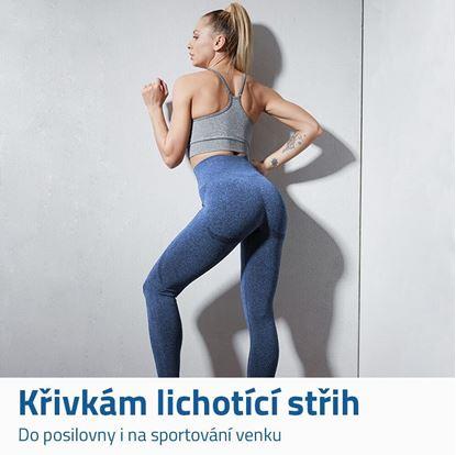 Tvarující legíny S-M - petrolejové