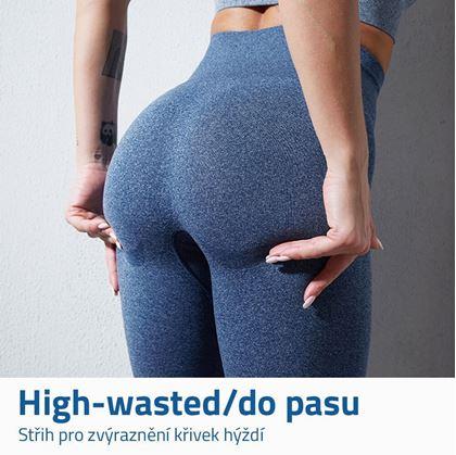 Tvarující legíny L-XL - petrolejové