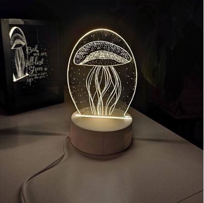 Dekorativní 3D lampa