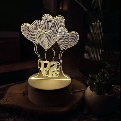 Dekorativní 3D lampa