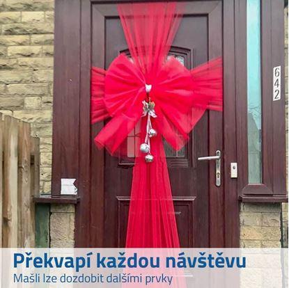  Vánoční mašle na dveře