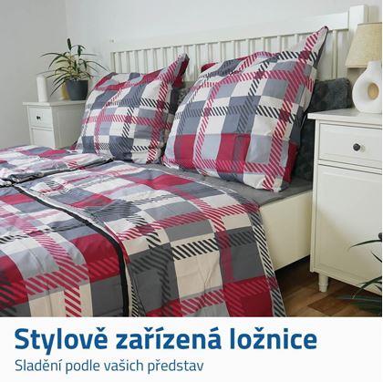 Obrázek z Bavlněné povlečení - kárované