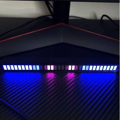 Obrázek LED světelný panel reagující na zvuk
