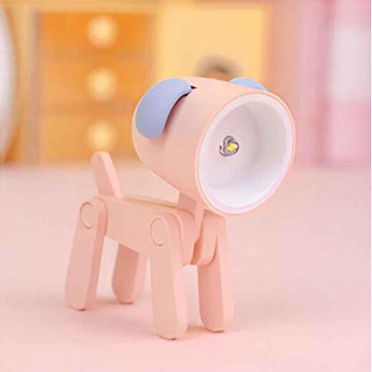 Psí mini lampička - růžová